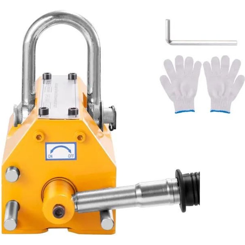 Leveur Magnétique-Duoku-Capacité de Traction de 2000 kg-Facteur de Sécurité de 2,5-Aimant de Levage avec Libération