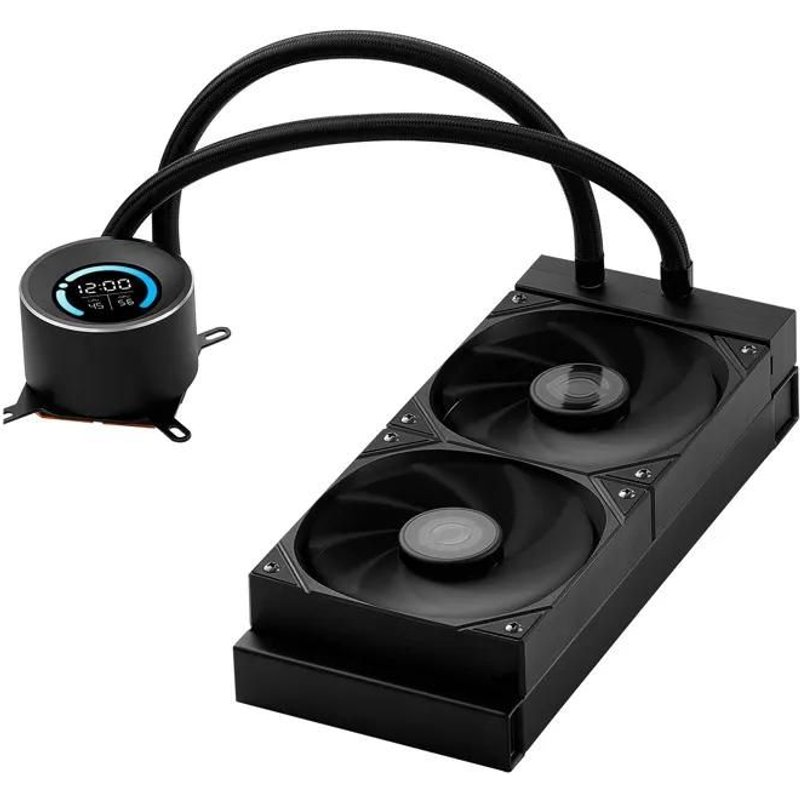 Refroidisseur d'Eau AIO pour Processeur-Duoku-Système de Refroidissement Liquide pour PC avec Deux Ventilateurs PWM