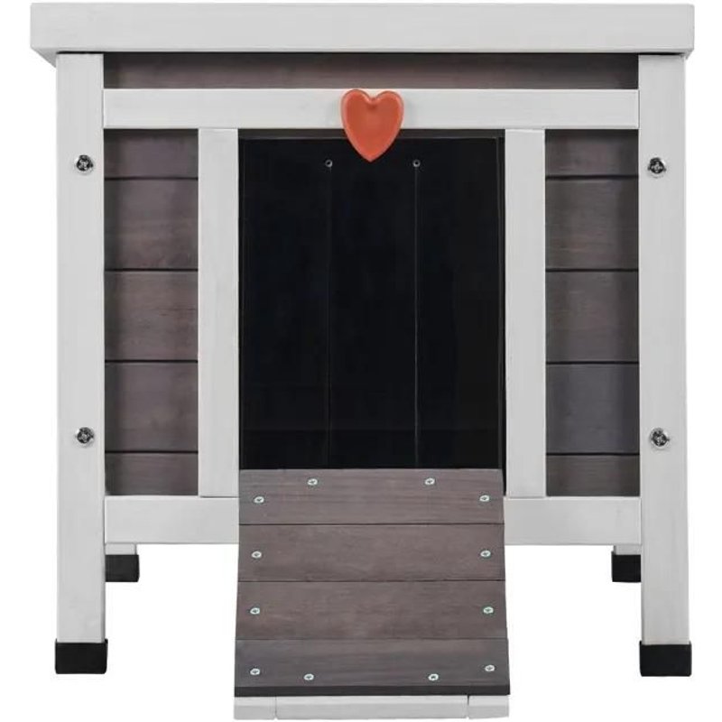 Niche D'extérieur Pour Chat Résistante Aux Intempéries-Duoku-Maison D'extérieur En Bois-Abri Pour Chats Sauvages