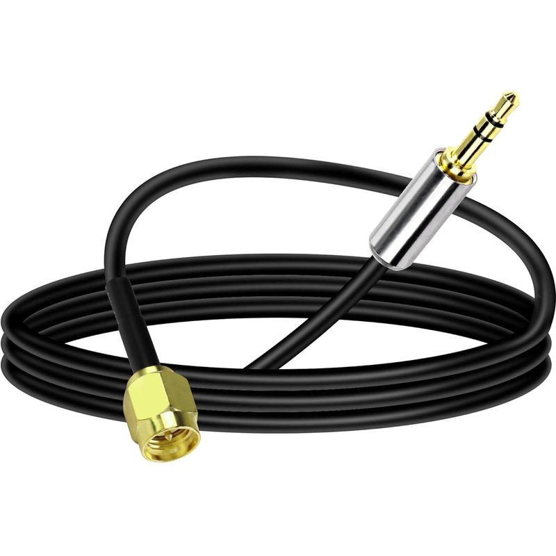 Câble d'extension SMA vers TRS 3,5 mm-SMA vers TRS 1/8""-Adaptateur RF coaxial pour antenne radio-1 m
