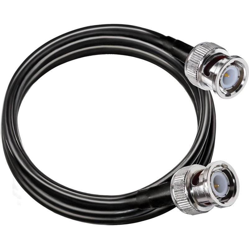 Câble d'extension BNC RG58 BNC mâle à BNC mâle Cavalier à faible perte 50 ohms Câble coaxial radio CB 6.6ft (2M) Câble coaxial d'antenne Wifi BNC pour talkie-walkie radio bidirectionnel