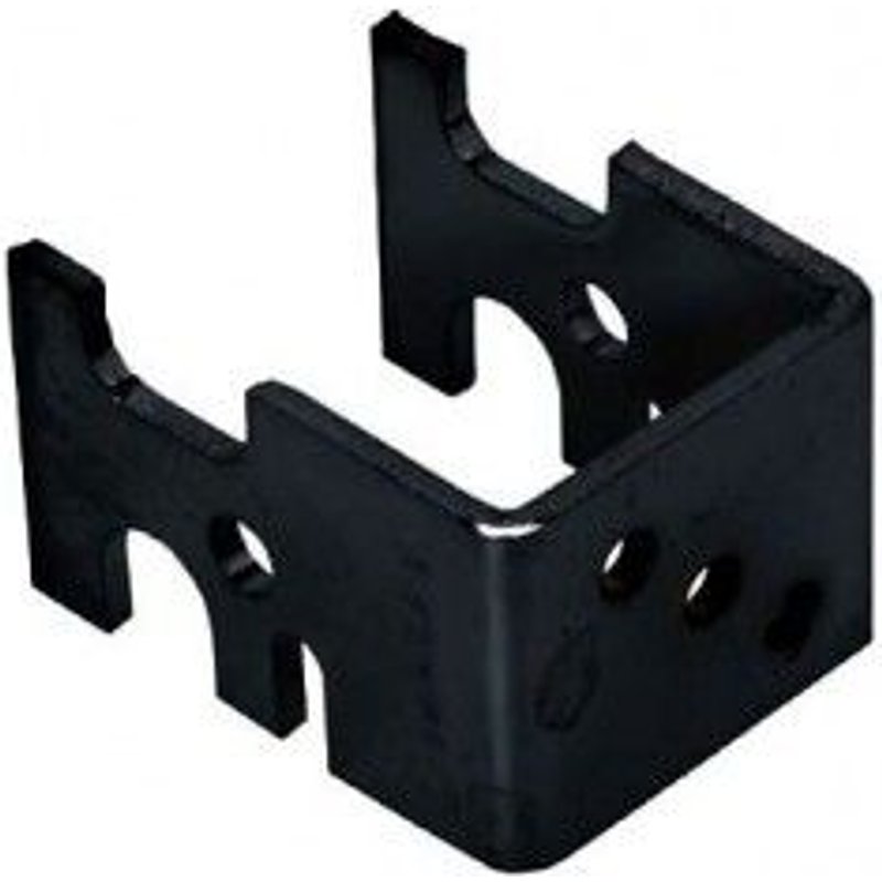 Fixation murale noire avec déport ou plafond 30 mm BOHNACKER