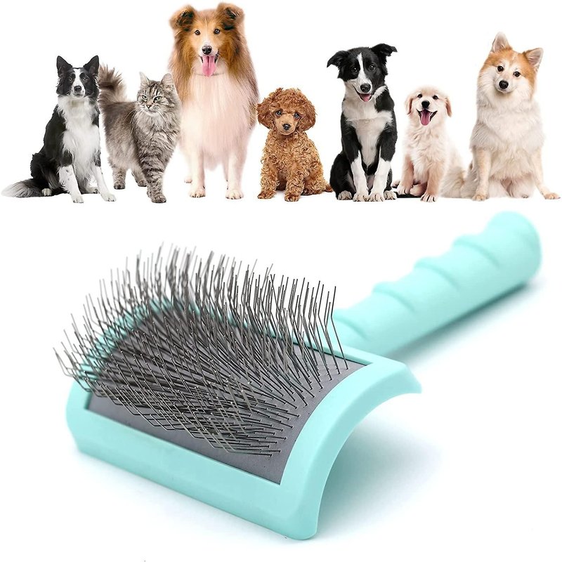 Brosse À Aiguille Extra Longue Pour Gros Chien, Brosse À Aiguille De Toilettage Pour L'épilation Des Chats, General Pu