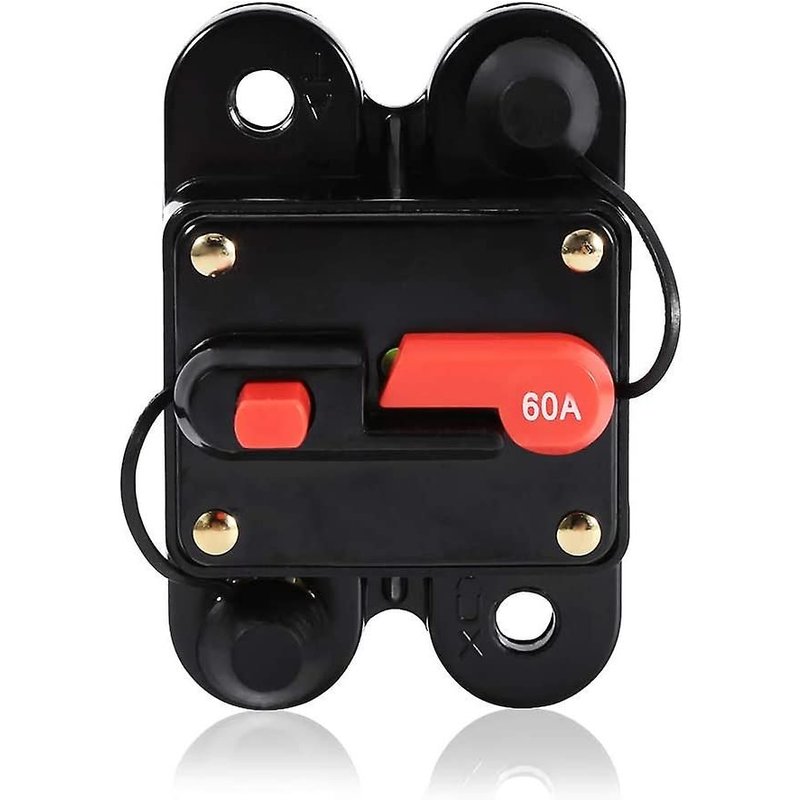 Porte-Fusible De Réinitialisation De Disjoncteur Étanche 12 V-24 V 60 A Pour La Protection Du Système De Voiture Et De Bateau