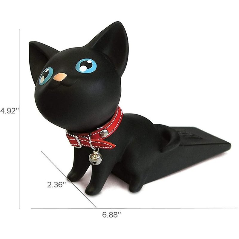 Butées De Porte - Butées De Porte De Sécurité Pour Enfants En Forme De Chat Mignon - Antidérapantes, Résistantes Aux Rayures, Prêtes À L'emploi