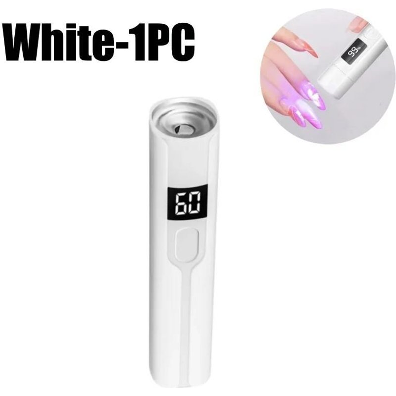 Mini Lampe À Ongles Légère Sans Fil, Rechargeable, Séchage Rapide, Tout Le Vernis Gel, Chargement Usb, Sèche-Ongles, Petite Lampe De Poche