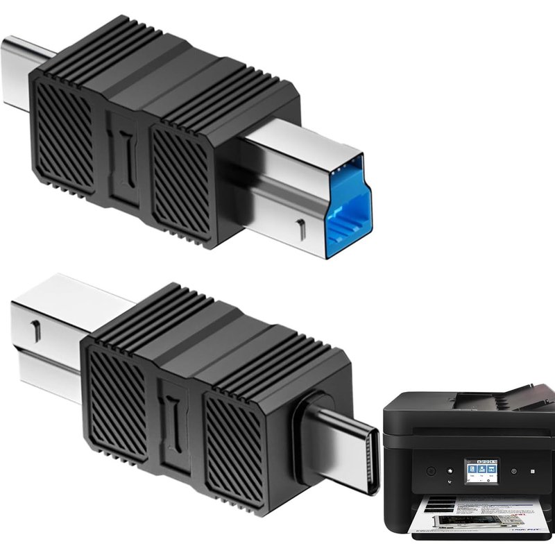 Adaptateur de disque dur externe USB B 3.0 pour imprimante et convertisseur de connexion,de données haute vitesse pour ordinateur,portable et scanner