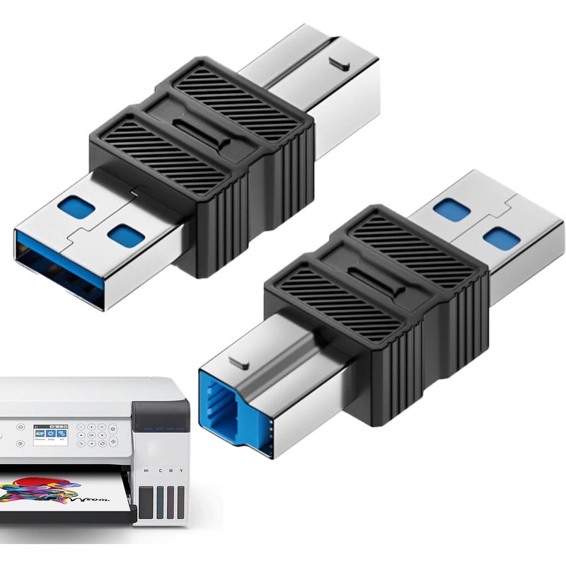 Adaptateur USB 3.0USB B 3.0 pour imprimante et convertisseur de connexionde données haute vitesse pour ordinateur,portable et scanner