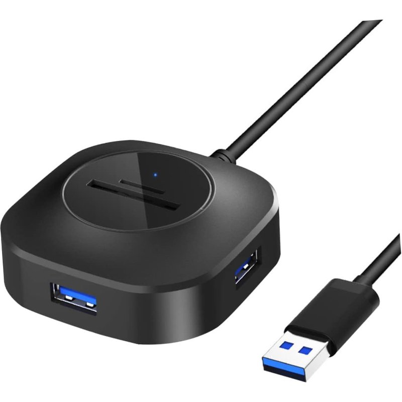 1 Pièce Adaptateur USB Multi Port Câble de Hub USB Multifonctionnel pour Compatible avec Claviers Souris et Plus Couleur Aléatoire