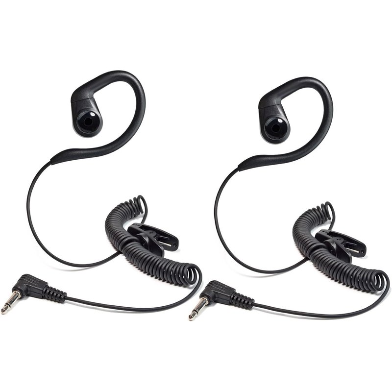 oreillette Filaire 1 pin écouteur Talkie walkie 3.5 mm,Uniquement écoute/récepteur,Casque Talkie-walkie pour Haut-Parleur à Distance,Motorola Kenwood Icom bidirectionnel.(2 pcs)