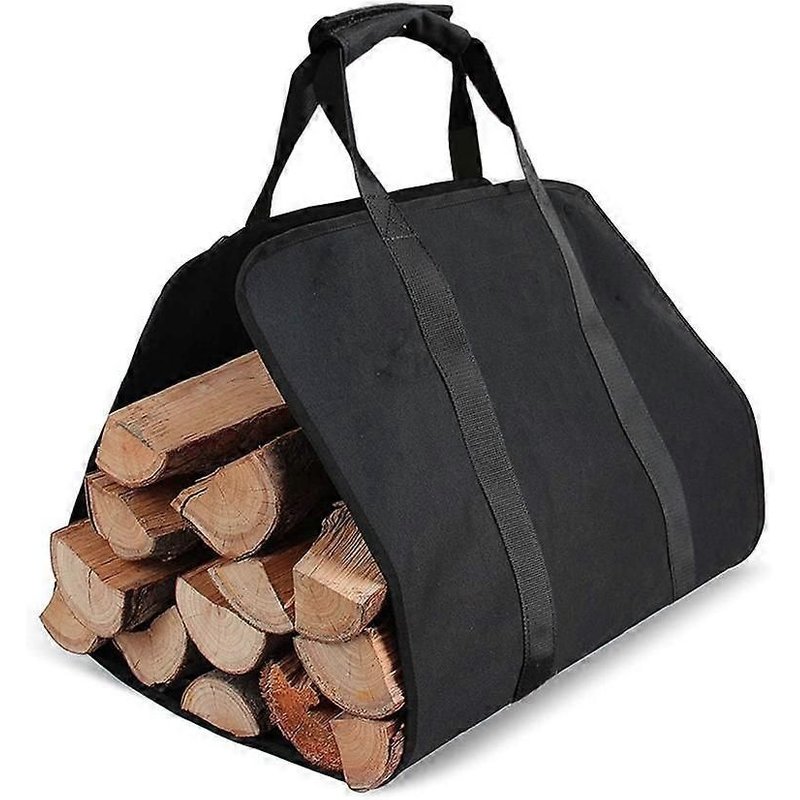 Sac De Transport En Toile Pour Camping En Plein Air,Pique-Nique,Barbecue,Bois De Chauffage,Sac De Rangement Pour Bûches De Camping,Sac De Rangement Pour Bois De Chauffage