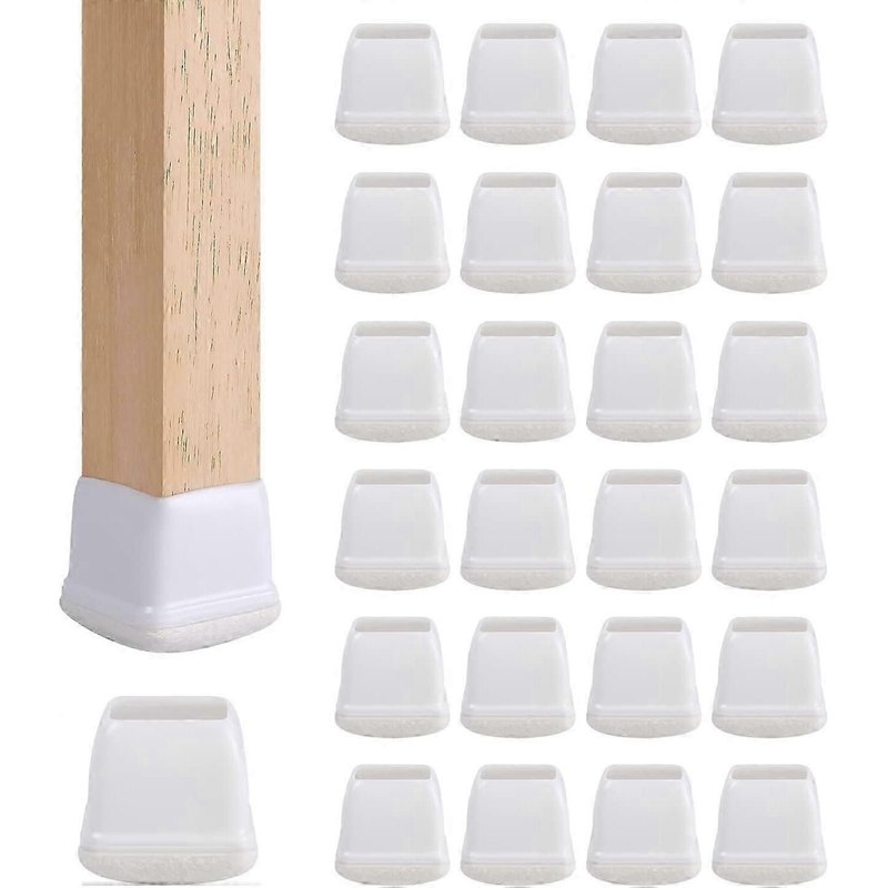 Protège-pieds de chaise,fond en feutre,24Pack de housse de pied de table mobile lisse