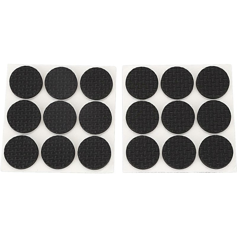 Lot De 18 Coussinets Adhésifs En Mousse Noire Pour Pieds De Table Et De Chaise