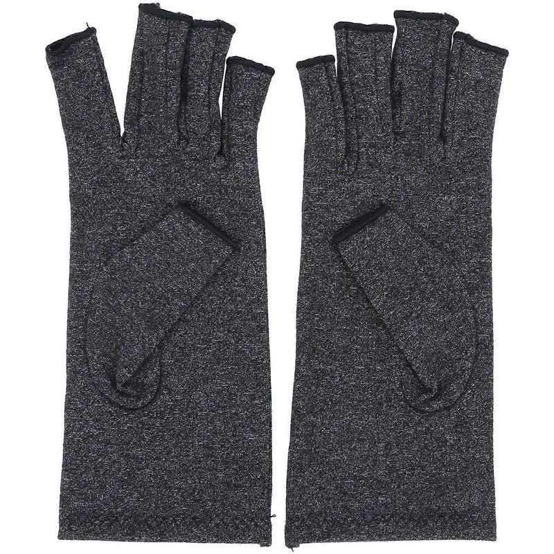 Gants D'allaitement Demi-Doigts Antidérapants Et Respirants Pour L'arthrite, Entraînement Rehealthy (M)