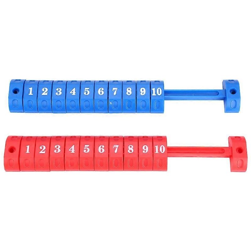 20252 pièces/ensemble baby-foot 10 chiffres indicateur de score rouge et bleu