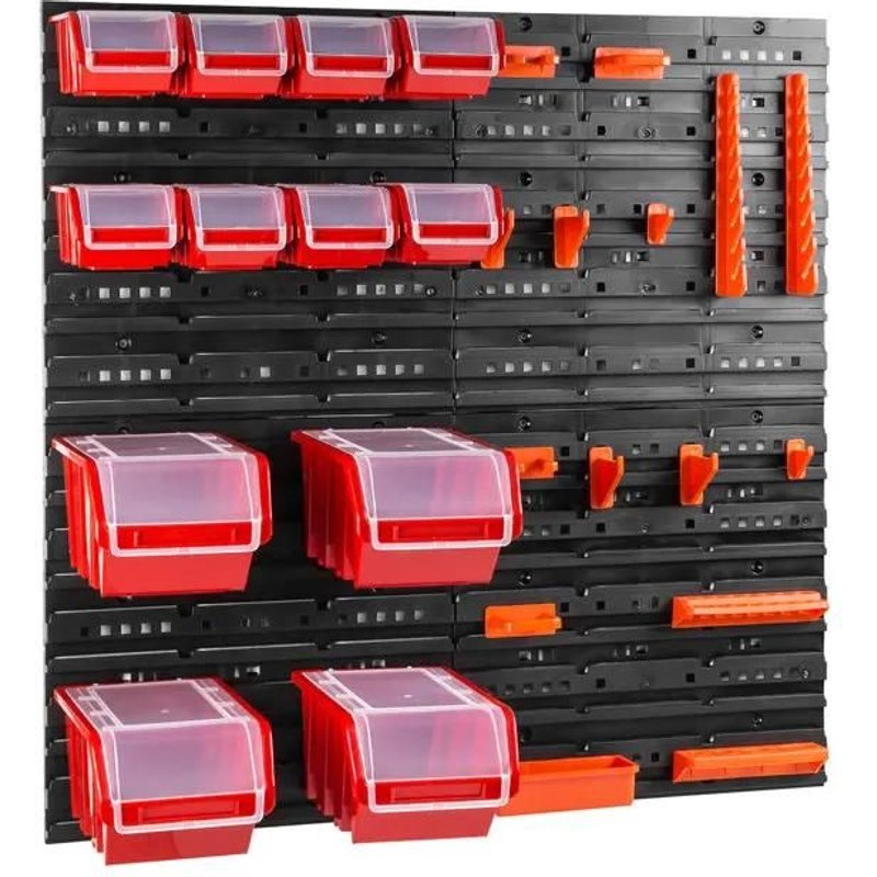 Planche à outils 80 x 80 cm + 12 plateaux V1