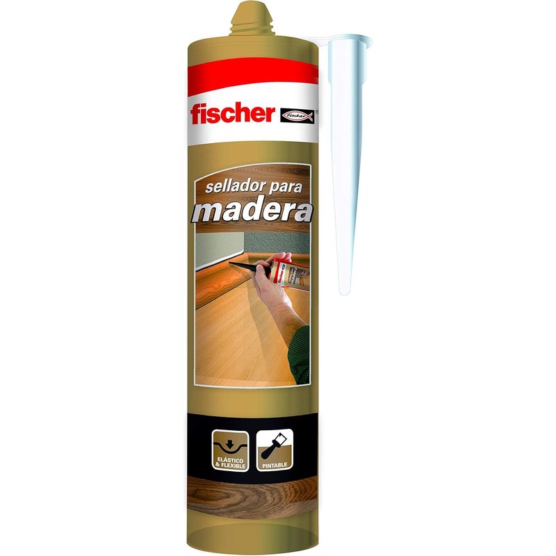 Mastic d'Ă©tanchĂ©itĂ© pour bois de chĂȘne,adhĂ©sif pour bois,vernis et peint,Ă©lastique et flexible,sans silicone ni solvant,idĂ©al pour le travail du bois,300 ml