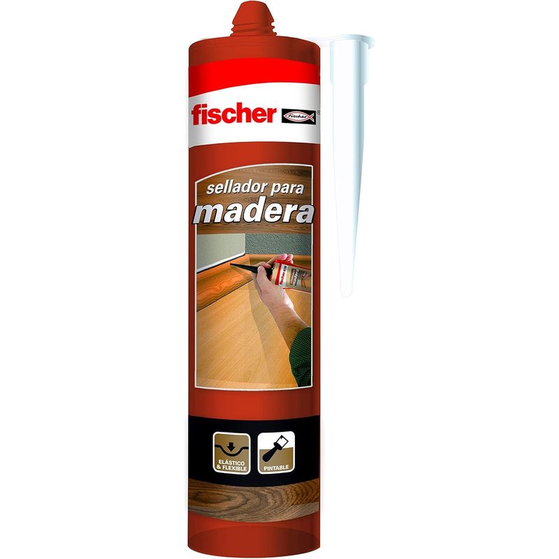 Mastic pour bois Sapelly,adhésif pour bois,vernis et peint,élastique et flexible,sans silicone ni solvant,idéal pour la menuiserie (300 ml)