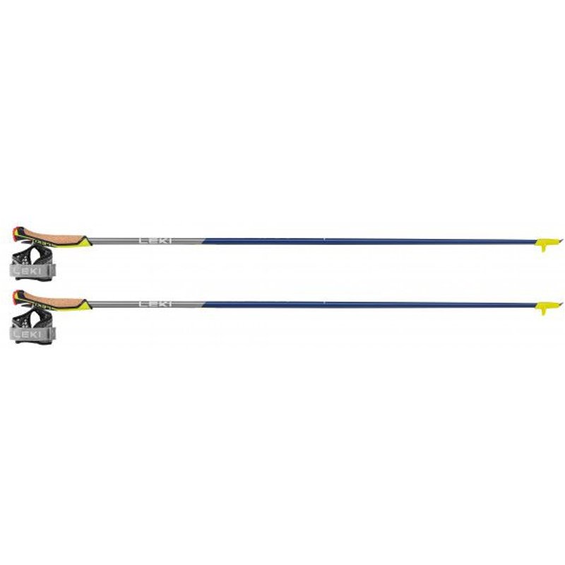 Leki - Speed Pacer Lite - Bâtons De Marche Nordique Taille 105 Cm, Bleu/Gris