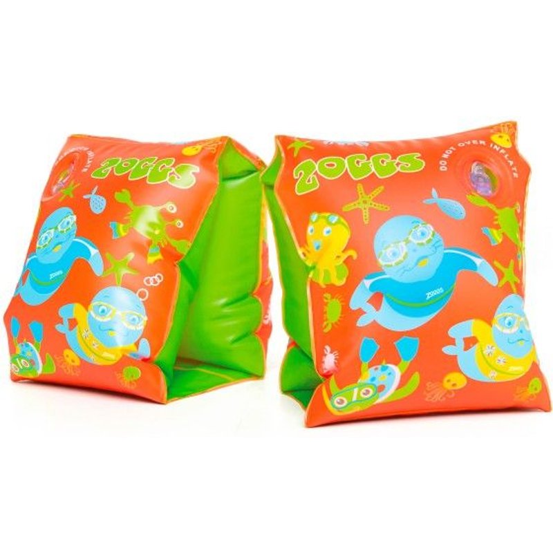 Zoggs - Kid's Zoggy Swim Bands - Brassards De Natation Taille Years 1-6, Rouge/Vert