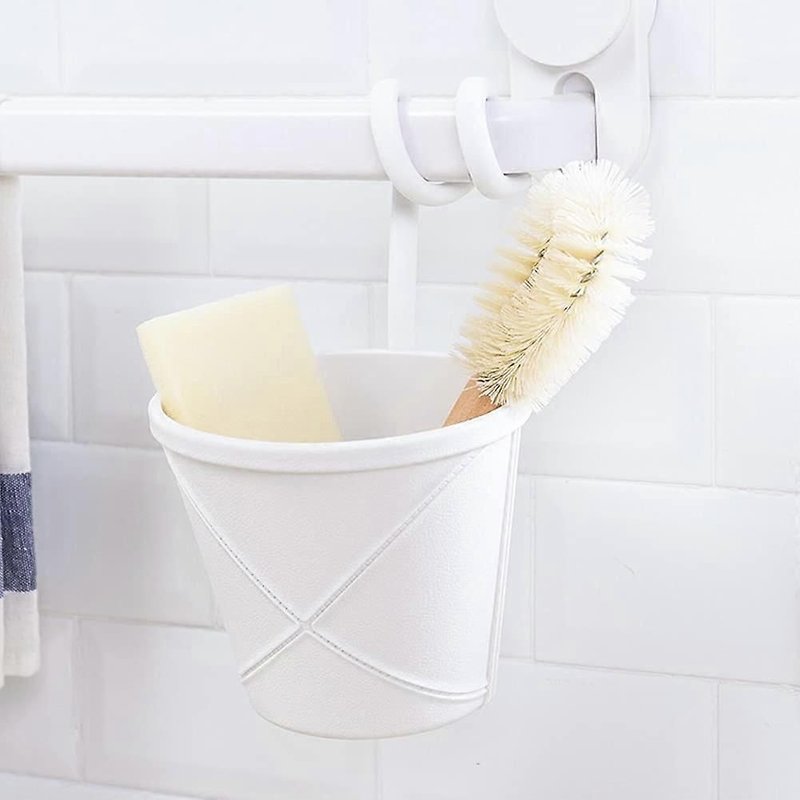 Panier suspendu, petit panier, seau de rangement pliable, poubelle de nettoyage de bureau