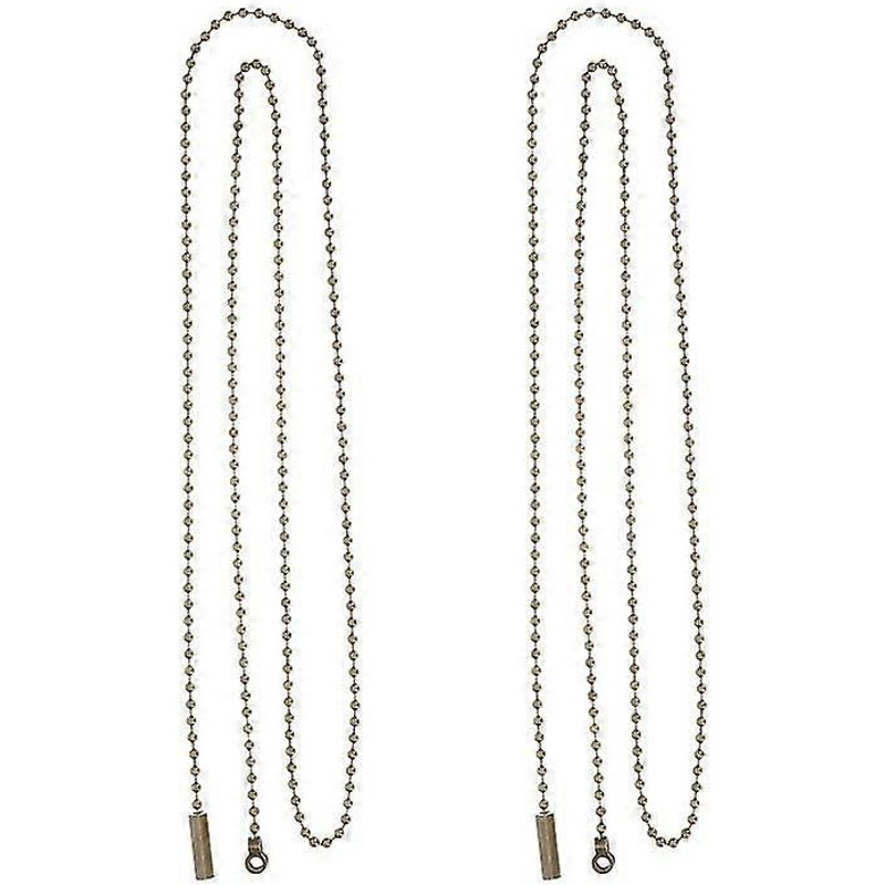 Lot de 2 chaînes de traction pour interrupteur de lampe