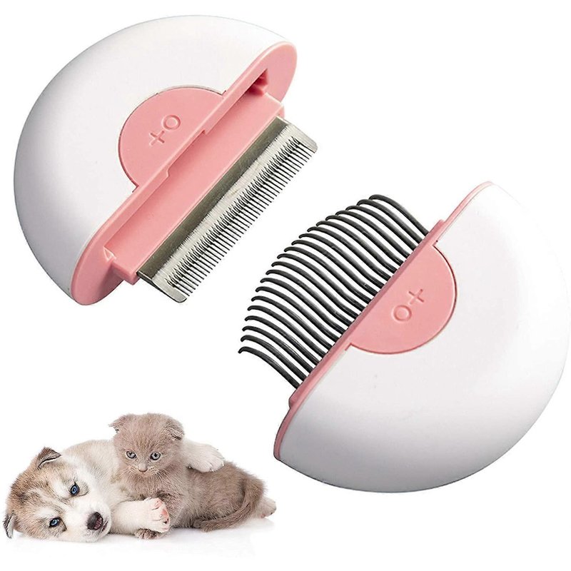 Peigne 2 En 1 Pour Chat, Brosse De Toilettage Pour Chien, Ăpilation, Nettoyage, Massage, Meilleures Brosses Pour Poils D'animaux, Outils De DĂ©mĂȘlage, Kit De Toilettage Pour Chaton/Chiot/Pe