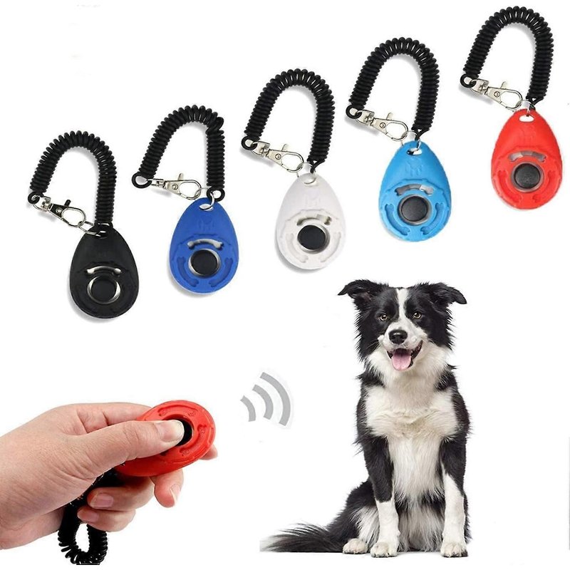 Lot De 4 Clickers Pour Dressage De Chiens, Pour Dressage Professionnel D'animaux De Compagnie, Pour Chiens, Chats Et Oiseaux