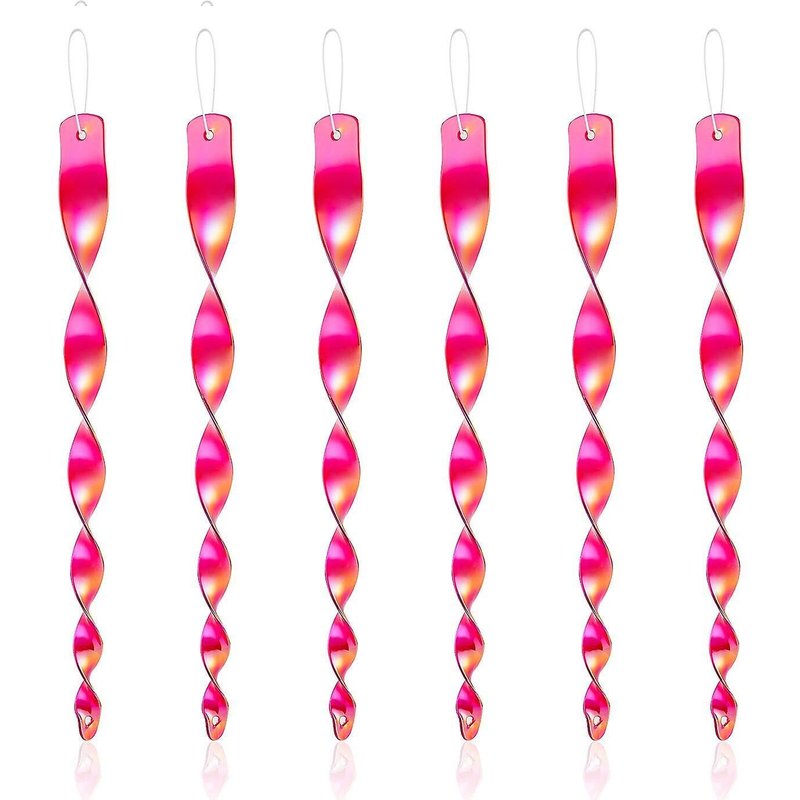 2025 - Répulsif anti-oiseaux, 6 pièces, 30 cm, répulsif réfléchissant, barre anti-oiseaux à 360 degrés