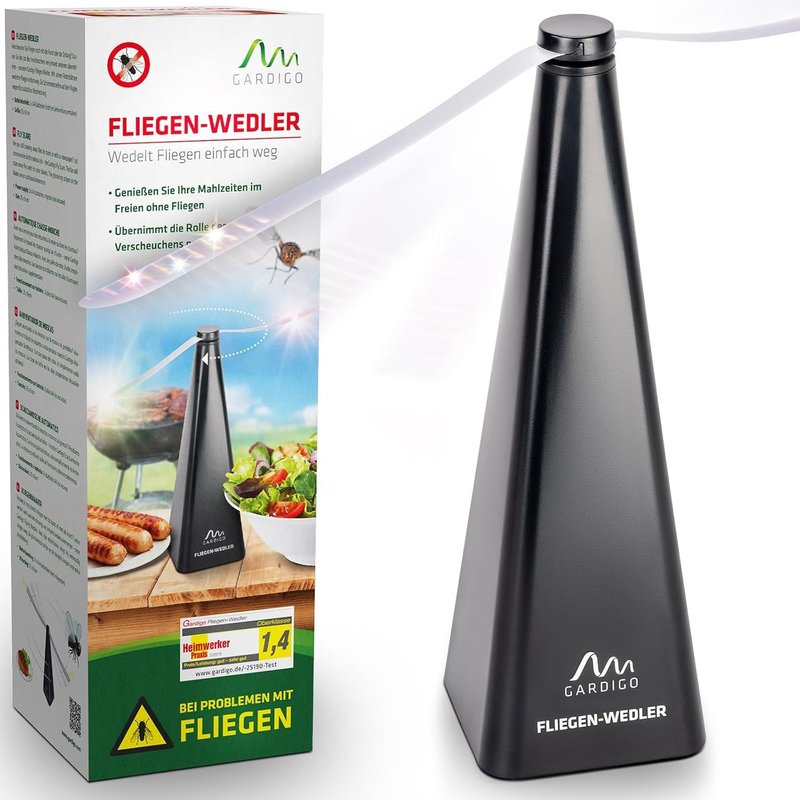 Multi-Blade Insect Repellent Fly Mosquito Wasps Fly Fan Keep Flies, Wasps Away From Food Ideal for Home, Picnic and Barbecue.