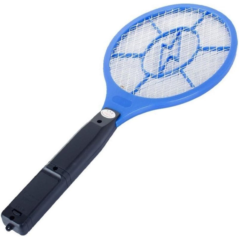 Electric Insect Racket - AA Batteries (Not Included), 43 x 17 cm, Flies, Mosquitoes, Wasps - Random Colour