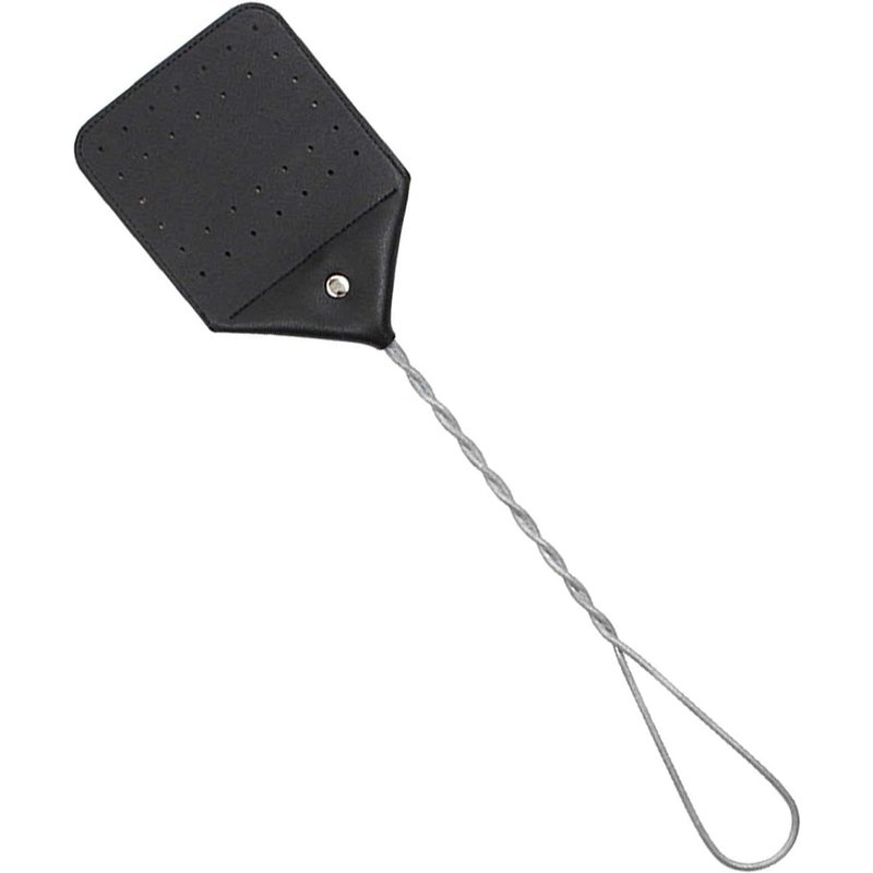 Fly Swatter, Leather Insect Swatter with Extended Handle, Durable Washable Racket Aid for Housewife, Assorted Kitchen Aids.