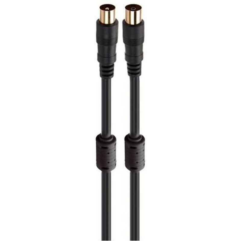 Fonestar Ant-ne-3 Negro - Cable De Antena Tv - VĂdeo Coaxial Macho A Antena Tv - VĂdeo Coaxial Hembra
