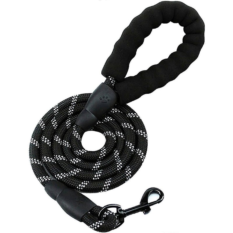 Laisse Pour Chien 1,5 M / 5 Pi Laisse De Dressage Pour Chien Solide Avec Poignée Rembourrée Confortable Et Laisse De Dressage Réfléchissante Pour La Sécurité Nocturne Convient Aux Chiens De Toutes Tailles