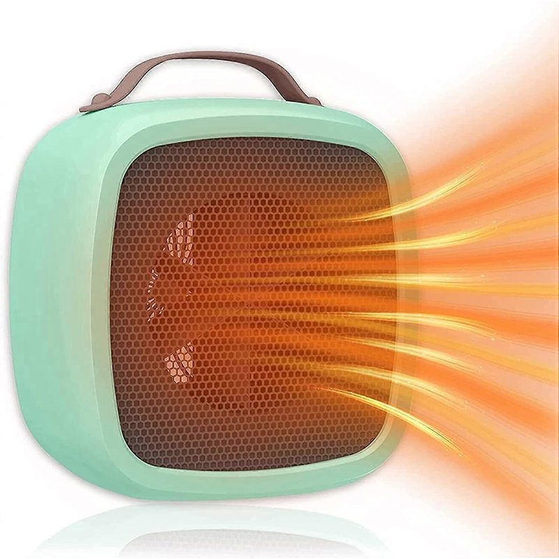 Radiateur soufflant portable, mini radiateur soufflant électrique en céramique pour l'hiver, adapté à la chambre à coucher, au bureau et au salon