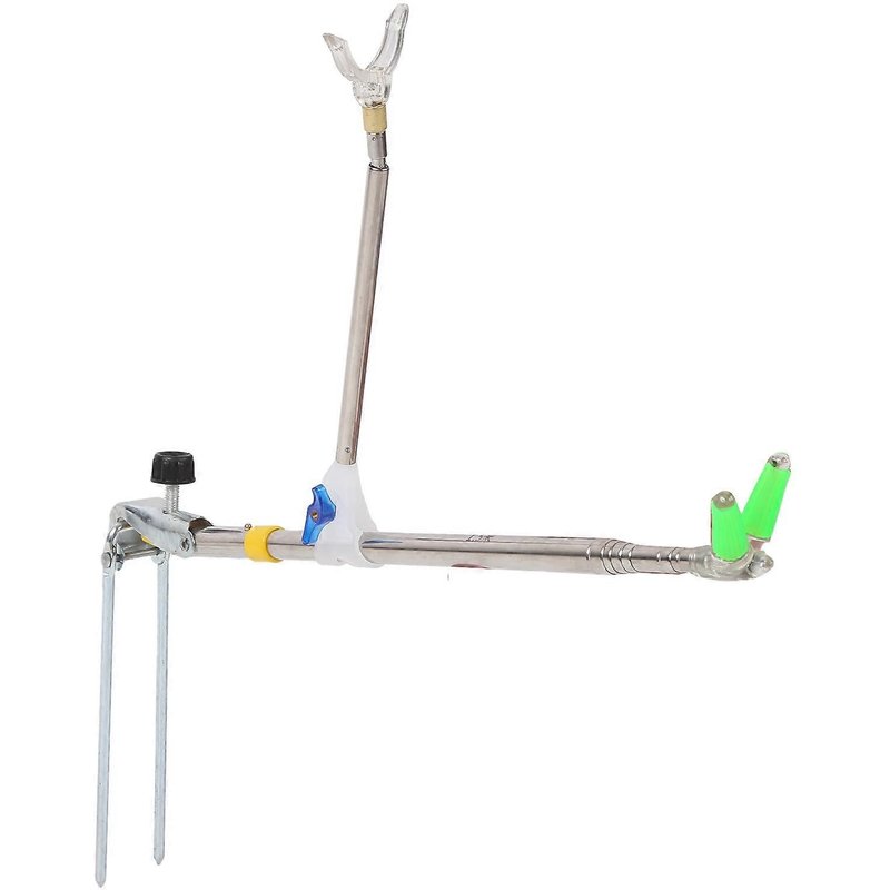 Support De Canne À Pêche Télescopique En Acier Inoxydable De 1,5 M, Support Portable Pour Canne À Pêche
