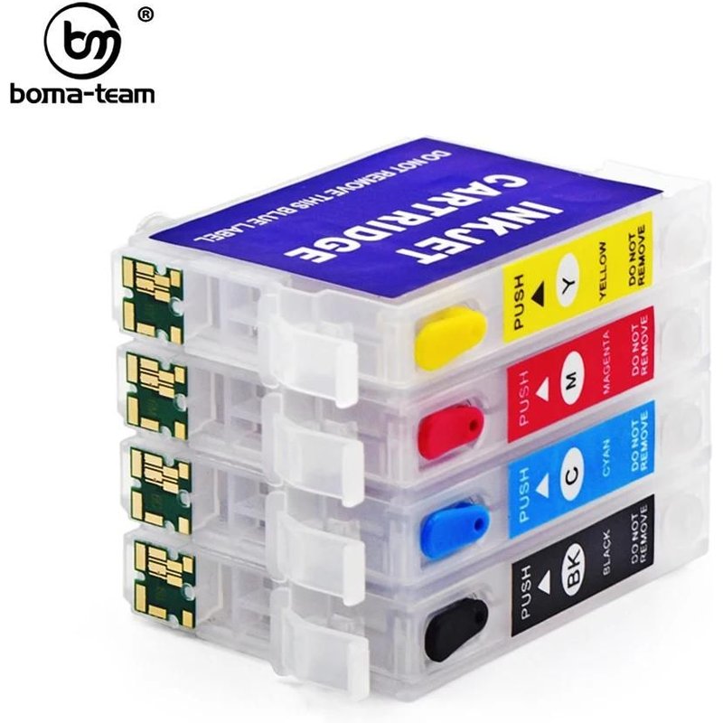 Cartouche d'encre rechargeable Europe 604XL 604,pour imprimantes Epson WF-2910DWF WF-2930DWF WF-2935DWF WF-2950DWF Compatible Chip