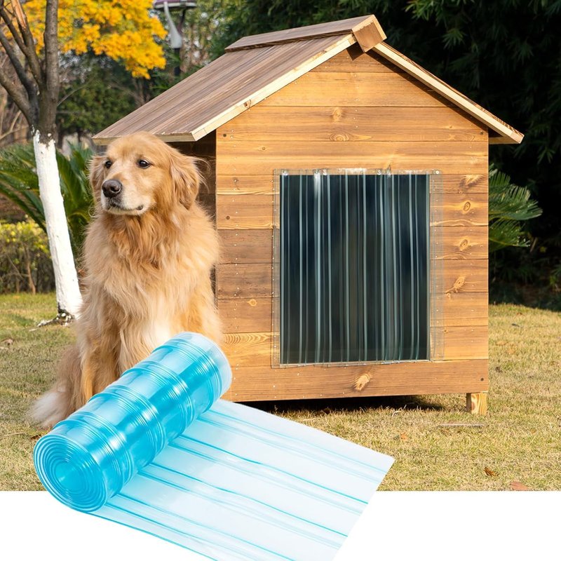 Rabats De Rechange Pour Porte De Chien-Rideau À Bandes En Plastique Transparent 20 Cm X 180 Cm-Rideau À Bandes En Pvc Pour Porte De Maison De Chien Diy
