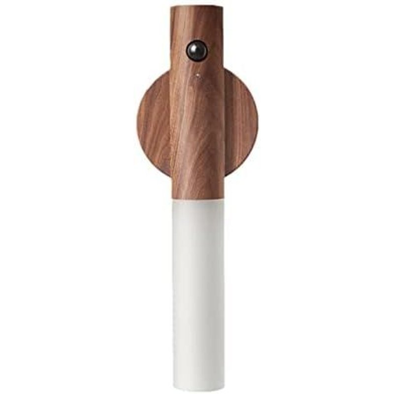 Veilleuse À Capteur De Mouvement Led Lumière De Capteur De Bâton De Bois Usb Rechargeable Smart Light Lampe Veilleuse Pour Escalier, Salle De Bain, Couloir, Garde-Robe (Dark Bois 1 Pièces)