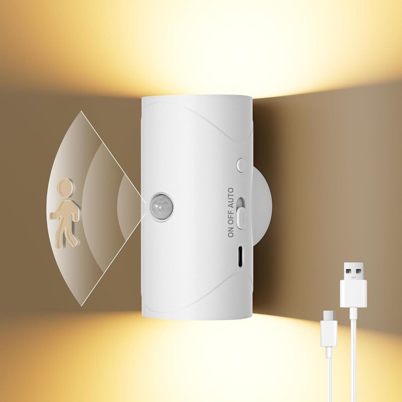 Veilleuse À Capteur Magnétique, Veilleuse Avec Cellule Photoélectrique Du Crépuscule À L'aube, Luminosité Réglable, Capteur Moderne, Blanc Chaud 3000 K, Lumière À Capteur Pour Couloir