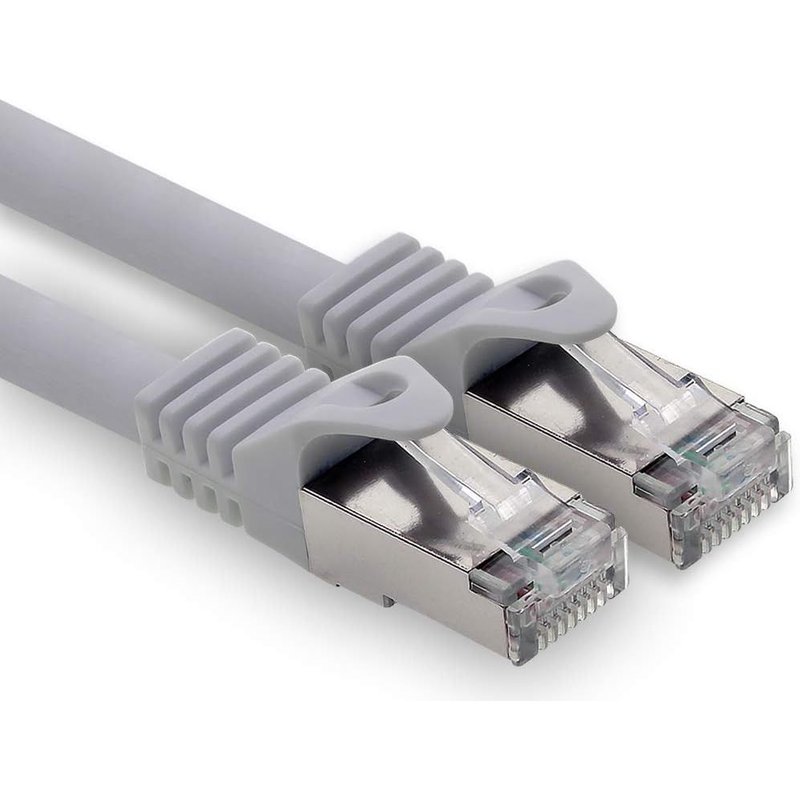 Câble Réseau Cat7 Cat7 10 GB/s SFTP-1x 5m-RJ45 Ethernet LAN DSL Routeur Modem-Gris