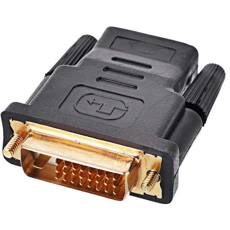Adaptateur Hdmi Vers Dvi, Dvi Mâle Vers Hdmi Femelle, Convertisseur Bidirectionnel Plaqué Or Pour Tv, Moniteur, Ordinateur