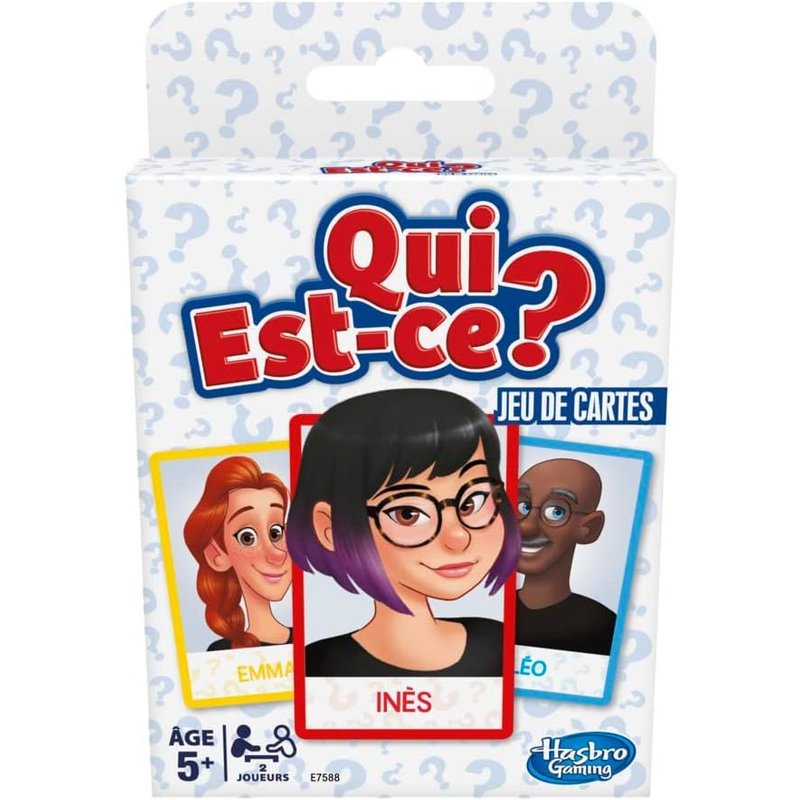 Qui Est-Ce ? En Jeu De Cartes-Jeu De Societe-Version Française,5 Ans Et Plus
