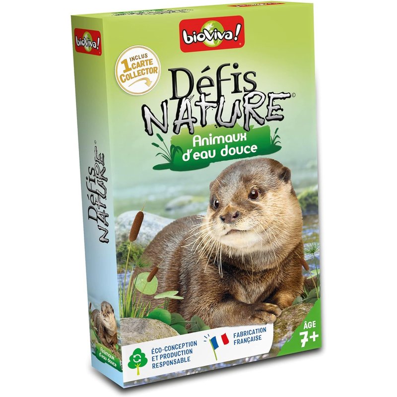 Defis Nature-Animaux D'eau Douce,Vert Et Bleu Avec Des Touches De Brun Et De Blanc