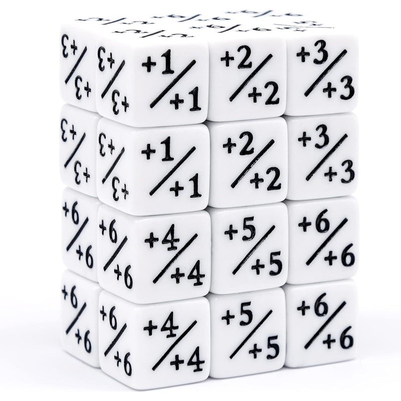 24 Pièces Compteurs De Dés Dés De Jeton Dés D6 Dés De Fidélité Cube Compatible Avec Mtg,Ccg,Accessoire De Jeu De Cartes