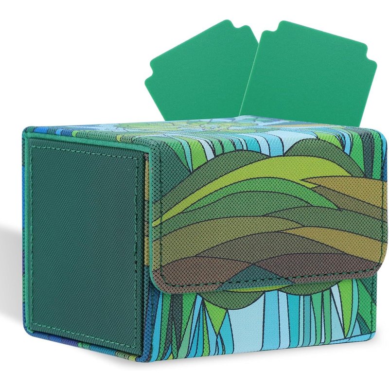 Lot De 150 Boîtes De Rangement Haut De Gamme Pour Mtg Ptcg,Grande Capacité Avec 2 Intercalaires,Peut Contenir Plus De 100 Cartes À Collectionner Tcg (Horizontal-Vert)