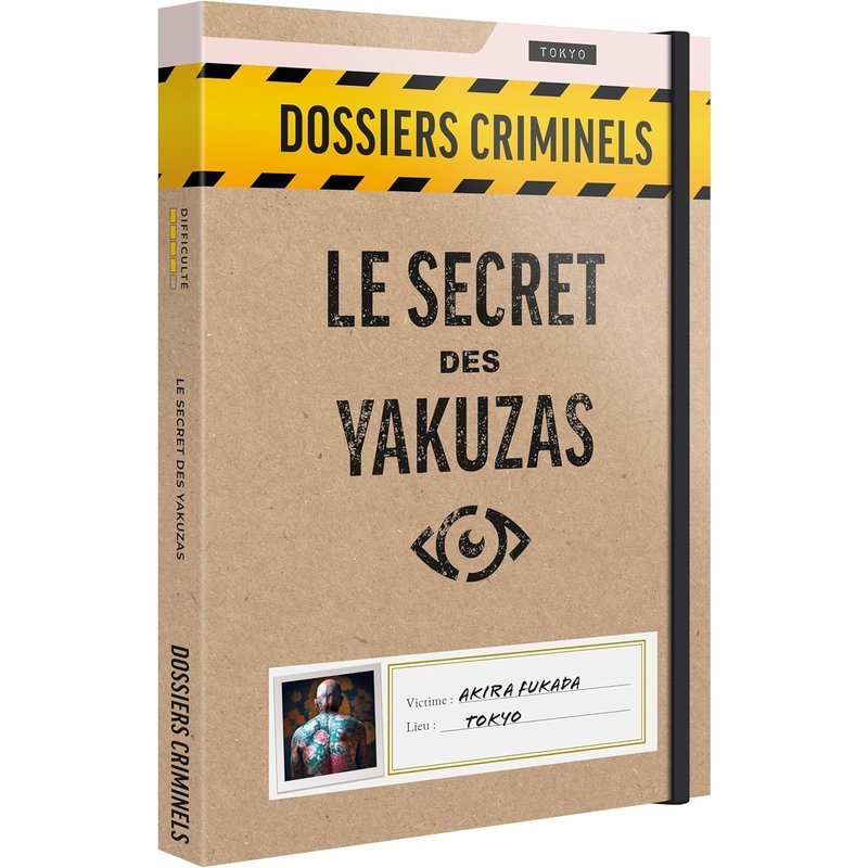Dossiers Criminels-Le Secret Des Yakuzas : Qui A TuĂ© Akira Fukada ?-Jeu De Societe Escape Game-Jeu D'enquĂȘte Immersif Et Collaboratif