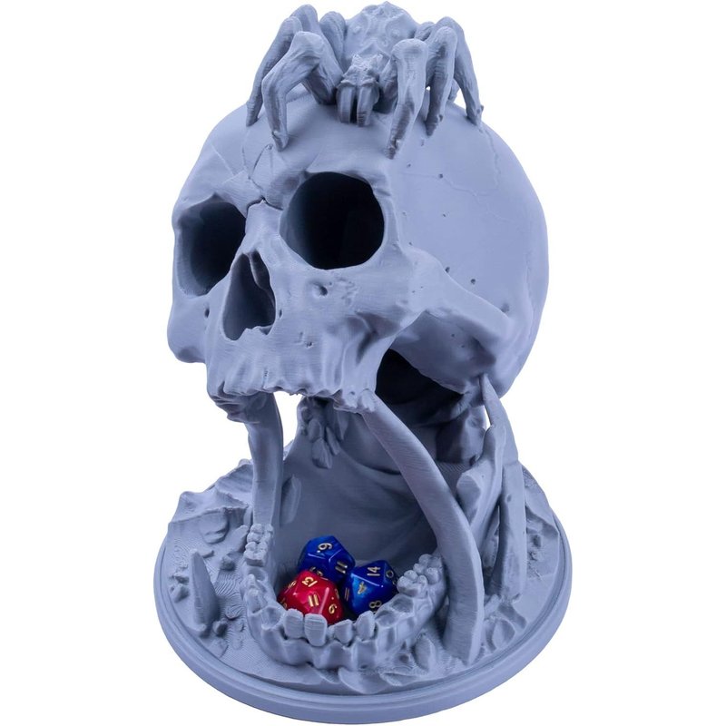 Crâne De Tour De Dés Pour Toutes Les Tailles De Dés. Rouleau De Dés Parfait Pour Donjons Et Dragons,Rpg De Table,Jeux Miniatures Et Jeux De Société