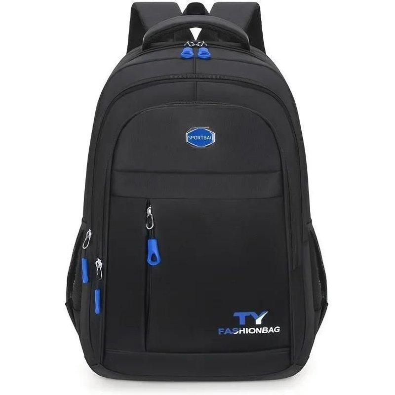 Sac à dos pour hommes 1 pièce,sac à dos décontracté étanche de grande capacité,sac à dos d'ordinateur réglable Blue