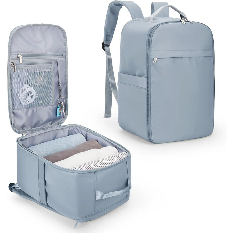 Sac à dos pour ordinateur portable,bagage à main,sac de voyage,40x20x25,45x36x20,Easyjet Cabin,femmes et hommes Blue